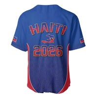World Football Haiti 2026 Baseball Jersey Haiti est de Retour Blue Voodoo Veve Spirits - Wonder Print Shop
