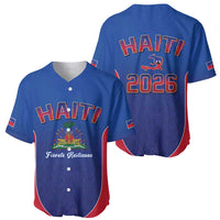 World Football Haiti 2026 Baseball Jersey Haiti est de Retour Blue Voodoo Veve Spirits - Wonder Print Shop
