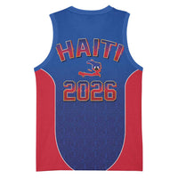 World Football Haiti 2026 Basketball Jersey Haiti est de Retour Blue Voodoo Veve Spirits - Wonder Print Shop