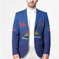 World Football Haiti 2026 Blazer Haiti est de Retour Blue Voodoo Veve Spirits - Wonder Print Shop