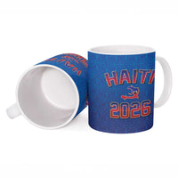 World Football Haiti 2026 Ceramic Mug Haiti est de Retour Blue Voodoo Veve Spirits - Wonder Print Shop