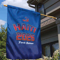World Football Haiti 2026 Garden Flag Haiti est de Retour Blue Voodoo Veve Spirits - Wonder Print Shop