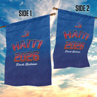 World Football Haiti 2026 Garden Flag Haiti est de Retour Blue Voodoo Veve Spirits - Wonder Print Shop