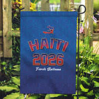 World Football Haiti 2026 Garden Flag Haiti est de Retour Blue Voodoo Veve Spirits - Wonder Print Shop