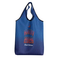 World Football Haiti 2026 Grocery Bag Haiti est de Retour Blue Voodoo Veve Spirits - Wonder Print Shop