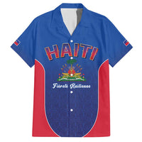 World Football Haiti 2026 Hawaiian Shirt Haiti est de Retour Blue Voodoo Veve Spirits - Wonder Print Shop