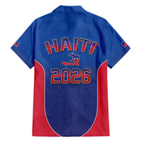 World Football Haiti 2026 Hawaiian Shirt Haiti est de Retour Blue Voodoo Veve Spirits - Wonder Print Shop