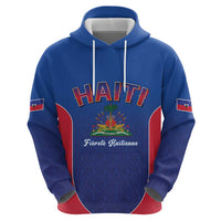 World Football Haiti 2026 Hoodie Haiti est de Retour Blue Voodoo Veve Spirits - Wonder Print Shop