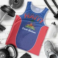 World Football Haiti 2026 Men Tank Top Haiti est de Retour Blue Voodoo Veve Spirits - Wonder Print Shop