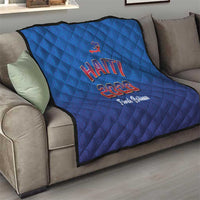 World Football Haiti 2026 Quilt Haiti est de Retour Blue Voodoo Veve Spirits - Wonder Print Shop