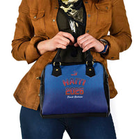 World Football Haiti 2026 Shoulder Handbag Haiti est de Retour Blue Voodoo Veve Spirits - Wonder Print Shop