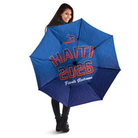 World Football Haiti 2026 Umbrella Haiti est de Retour Blue Voodoo Veve Spirits - Wonder Print Shop