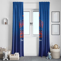World Football Haiti 2026 Window Curtain Haiti est de Retour Blue Voodoo Veve Spirits - Wonder Print Shop