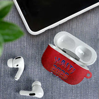 World Football Haiti 2026 AirPods Case Haiti est de Retour Red Voodoo Veve Spirits - Wonder Print Shop