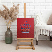 World Football Haiti 2026 Canvas Wall Art Haiti est de Retour Red Voodoo Veve Spirits - Wonder Print Shop