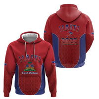 World Football Haiti 2026 Hoodie Haiti est de Retour Red Voodoo Veve Spirits - Wonder Print Shop