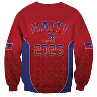 World Football Haiti 2026 Sweatshirt Haiti est de Retour Red Voodoo Veve Spirits - Wonder Print Shop