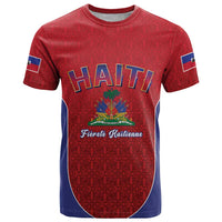 World Football Haiti 2026 T Shirt Haiti est de Retour Red Voodoo Veve Spirits - Wonder Print Shop