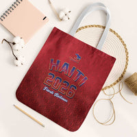 World Football Haiti 2026 Tote Bag Haiti est de Retour Red Voodoo Veve Spirits - Wonder Print Shop