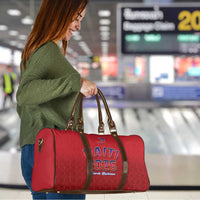 World Football Haiti 2026 Travel Bag Haiti est de Retour Red Voodoo Veve Spirits - Wonder Print Shop