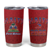 World Football Haiti 2026 Tumbler Cup Haiti est de Retour Red Voodoo Veve Spirits - Wonder Print Shop