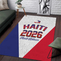 World Football Haiti 2026 Area Rug Haiti est de Retour White Voodoo Veve Spirits - Wonder Print Shop