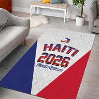 World Football Haiti 2026 Area Rug Haiti est de Retour White Voodoo Veve Spirits - Wonder Print Shop