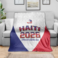 World Football Haiti 2026 Blanket Haiti est de Retour White Voodoo Veve Spirits - Wonder Print Shop