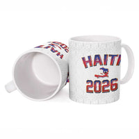 World Football Haiti 2026 Ceramic Mug Haiti est de Retour White Voodoo Veve Spirits - Wonder Print Shop