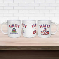 World Football Haiti 2026 Ceramic Mug Haiti est de Retour White Voodoo Veve Spirits - Wonder Print Shop