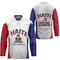 World Football Haiti 2026 Hockey Jersey Haiti est de Retour White Voodoo Veve Spirits - Wonder Print Shop