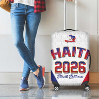 World Football Haiti 2026 Luggage Cover Haiti est de Retour White Voodoo Veve Spirits - Wonder Print Shop