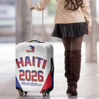 World Football Haiti 2026 Luggage Cover Haiti est de Retour White Voodoo Veve Spirits - Wonder Print Shop