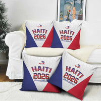 World Football Haiti 2026 Pillow Cover Haiti est de Retour White Voodoo Veve Spirits - Wonder Print Shop