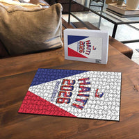 World Football Haiti 2026 Puzzle Haiti est de Retour White Voodoo Veve Spirits - Wonder Print Shop