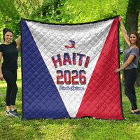 World Football Haiti 2026 Quilt Haiti est de Retour White Voodoo Veve Spirits - Wonder Print Shop