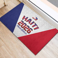 World Football Haiti 2026 Rubber Doormat Haiti est de Retour White Voodoo Veve Spirits - Wonder Print Shop