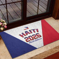 World Football Haiti 2026 Rubber Doormat Haiti est de Retour White Voodoo Veve Spirits - Wonder Print Shop
