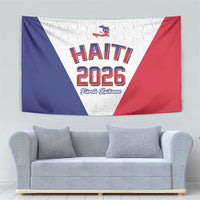 World Football Haiti 2026 Tapestry Haiti est de Retour White Voodoo Veve Spirits - Wonder Print Shop
