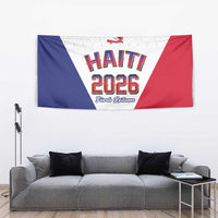 World Football Haiti 2026 Tapestry Haiti est de Retour White Voodoo Veve Spirits - Wonder Print Shop