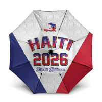 World Football Haiti 2026 Umbrella Haiti est de Retour White Voodoo Veve Spirits - Wonder Print Shop