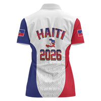 World Football Haiti 2026 Women Polo Shirt Haiti est de Retour White Voodoo Veve Spirits - Wonder Print Shop