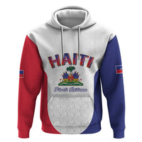 World Football Haiti 2026 Zip Hoodie Haiti est de Retour White Voodoo Veve Spirits - Wonder Print Shop