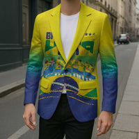 Custom Brazil WC26 Future Champions Blazer Brasil Rumo Ao Hexa - Wonder Print Shop