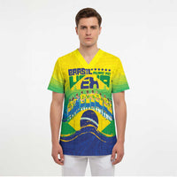 Custom Brazil WC26 Future Champions Scrub Top Brasil Rumo Ao Hexa - Wonder Print Shop