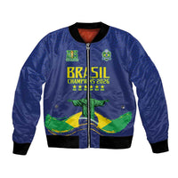Custom Brazil WC26 Future Champions Bomber Jacket Selecao Canarinho Comeback Story - Wonder Print Shop