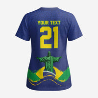 Custom Brazil WC26 Future Champions Scrub Top Selecao Canarinho Comeback Story - Wonder Print Shop