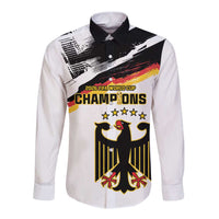 Custom Germany WC26 Future Champions Long Sleeve Button Shirt Zusammen Geschichte Schreiben - Wonder Print Shop