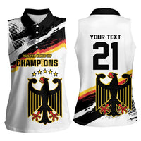 Custom Germany WC26 Future Champions Women Sleeveless Polo Shirt Zusammen Geschichte Schreiben - Wonder Print Shop