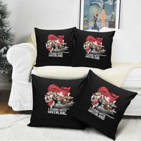 I Stand With Greenland Pillow Cover Canadian Greenland Flag
